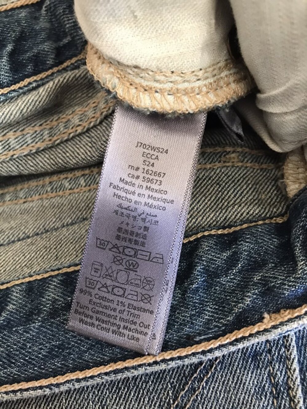John Varvatos Jeans Mens 30 x 31 JV702 Slim beat worn look Distressed Faded - Picture 6 of 6